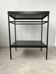 Konsola szafka pod umywalkę półka stolik czarna loft nowa 60x40
