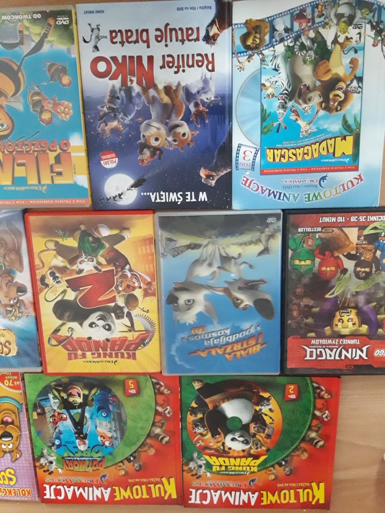 Bajki, bajeczki, dvd, lego, panda, disney, pszczoly, scooby doo