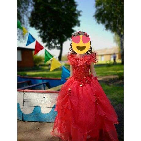 Праздничное платье для девочки 6-8 лет