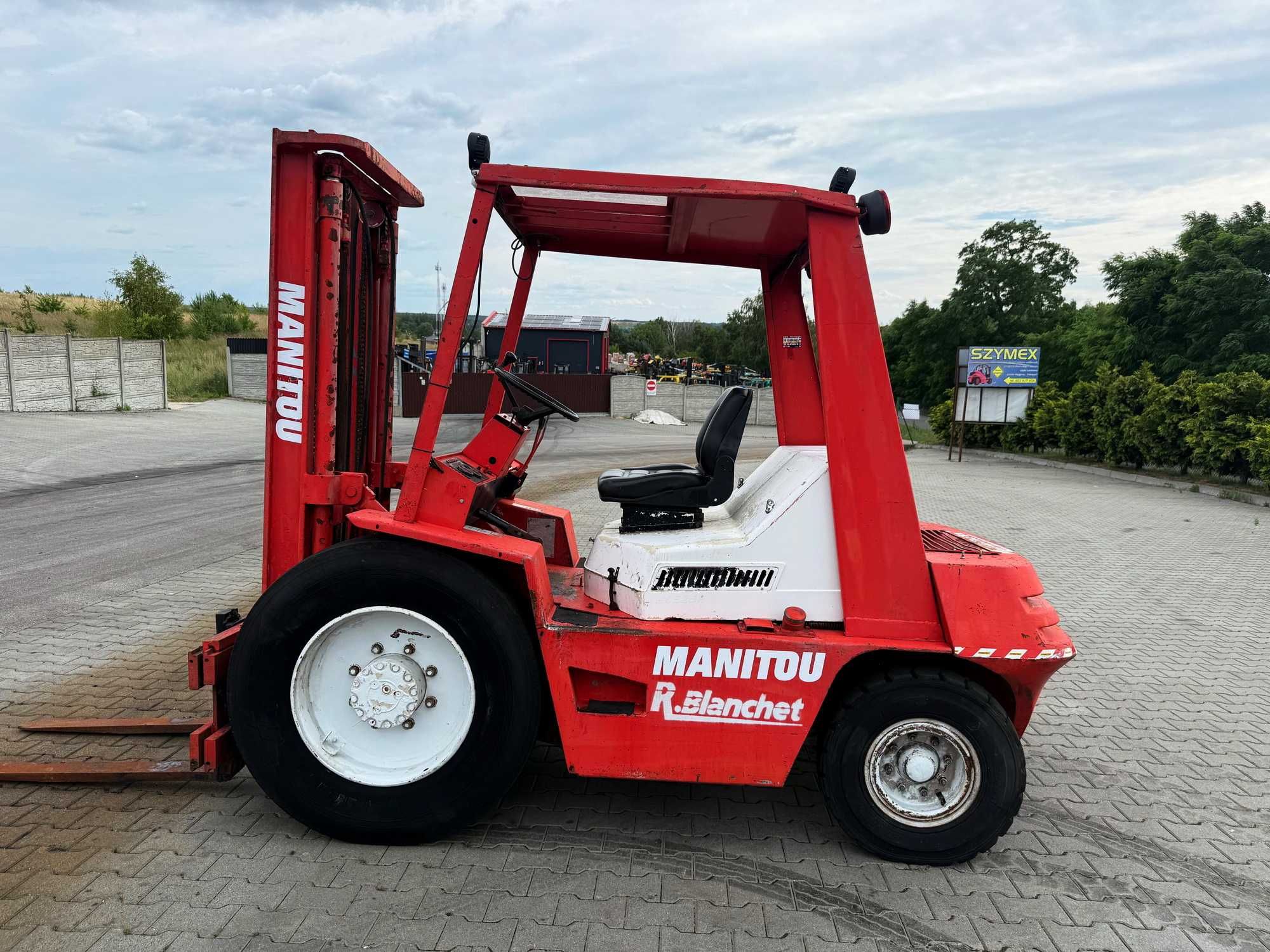 wózek widłowy terenowy MANITOU MCE25 przesuw 2500kg 3.30m IVECO diesel