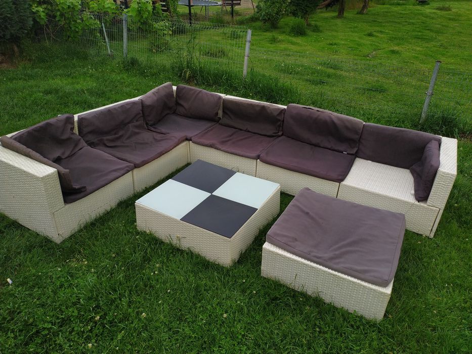 Komplet wypoczynkowy na taras, ogród pod altane