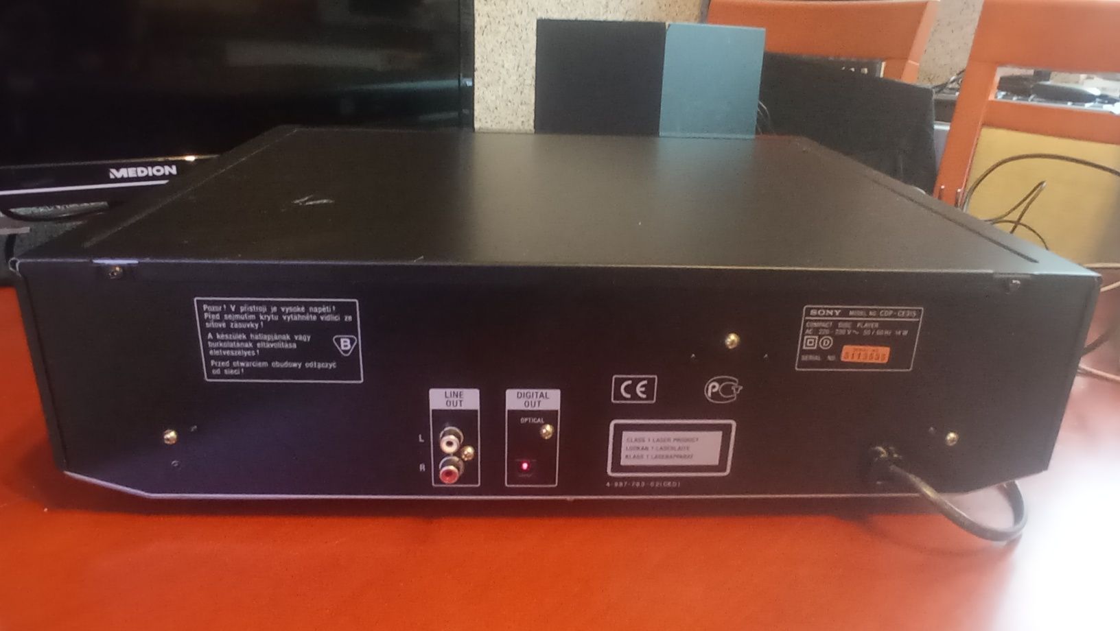 Zmieniarka odtwarzacz CD Sony CDP-CE315