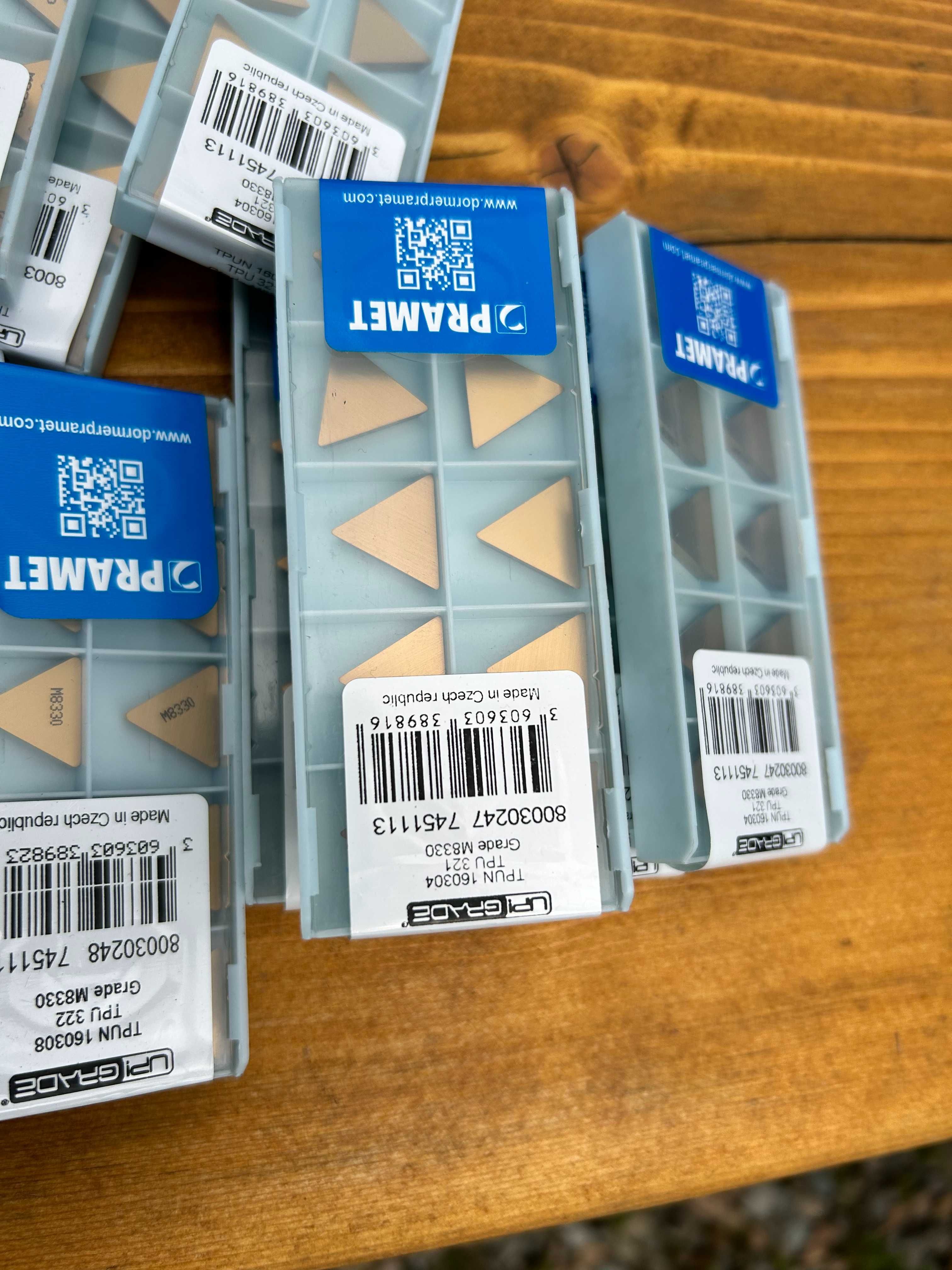 Płytki wieloostrzowe TPUN 160304 TPUN 160308 nowe PRAMET