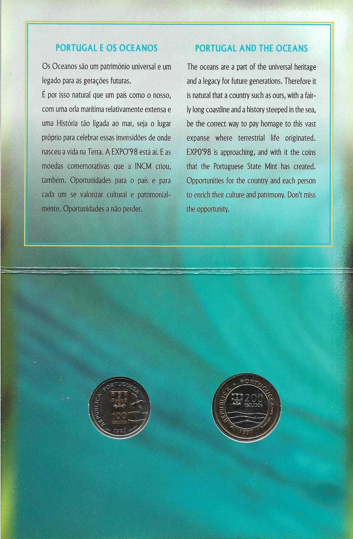 Moedas - - - Portugal - - - "1997 - Carteira PROOF"