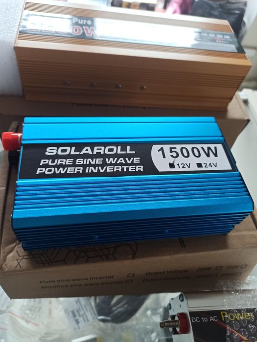 Інвертор (перетворювач) з 12v (автомобільні акумулятори) в 220v. 1500в