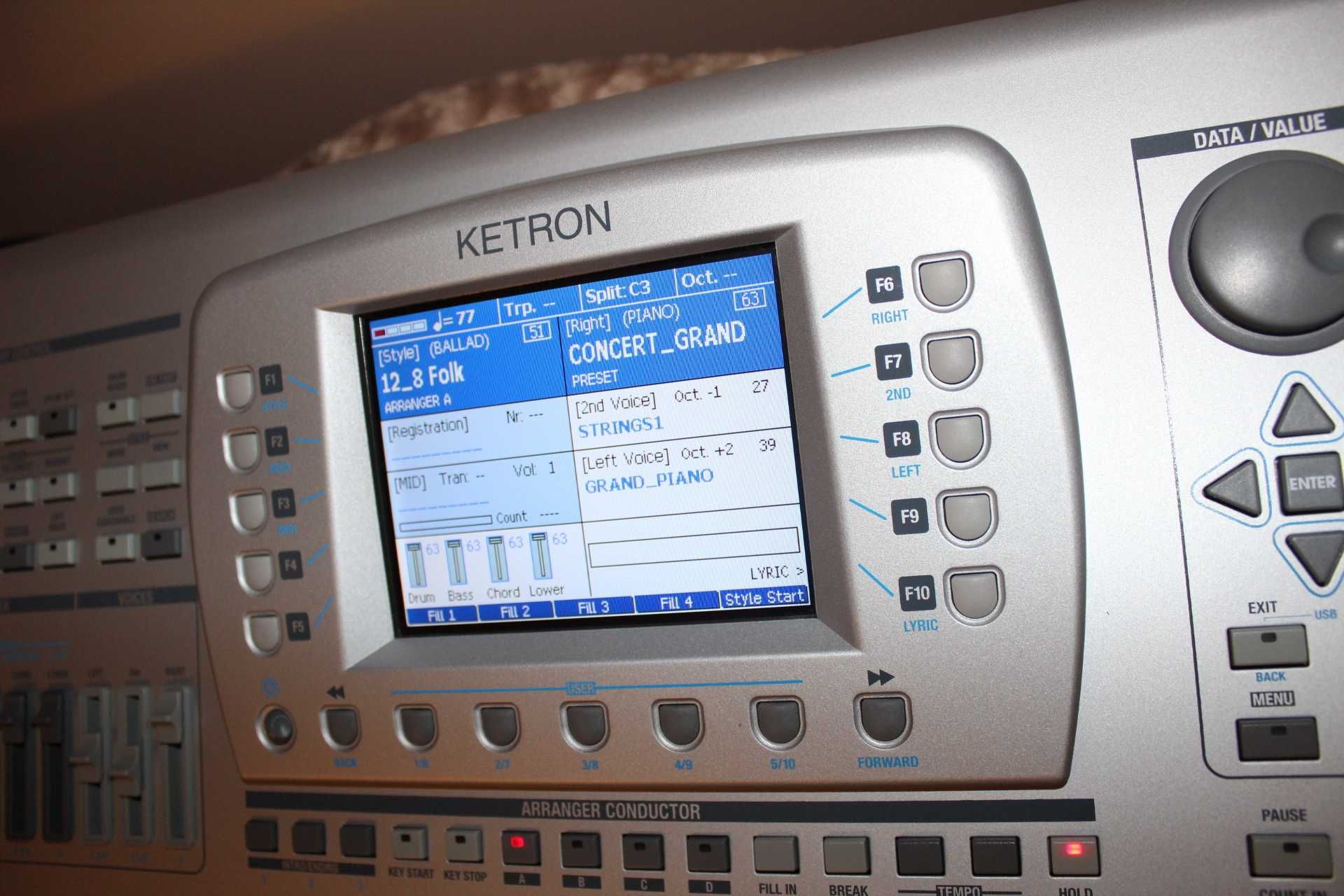 Ketron Audya 76 PITCH BEND Oryginał