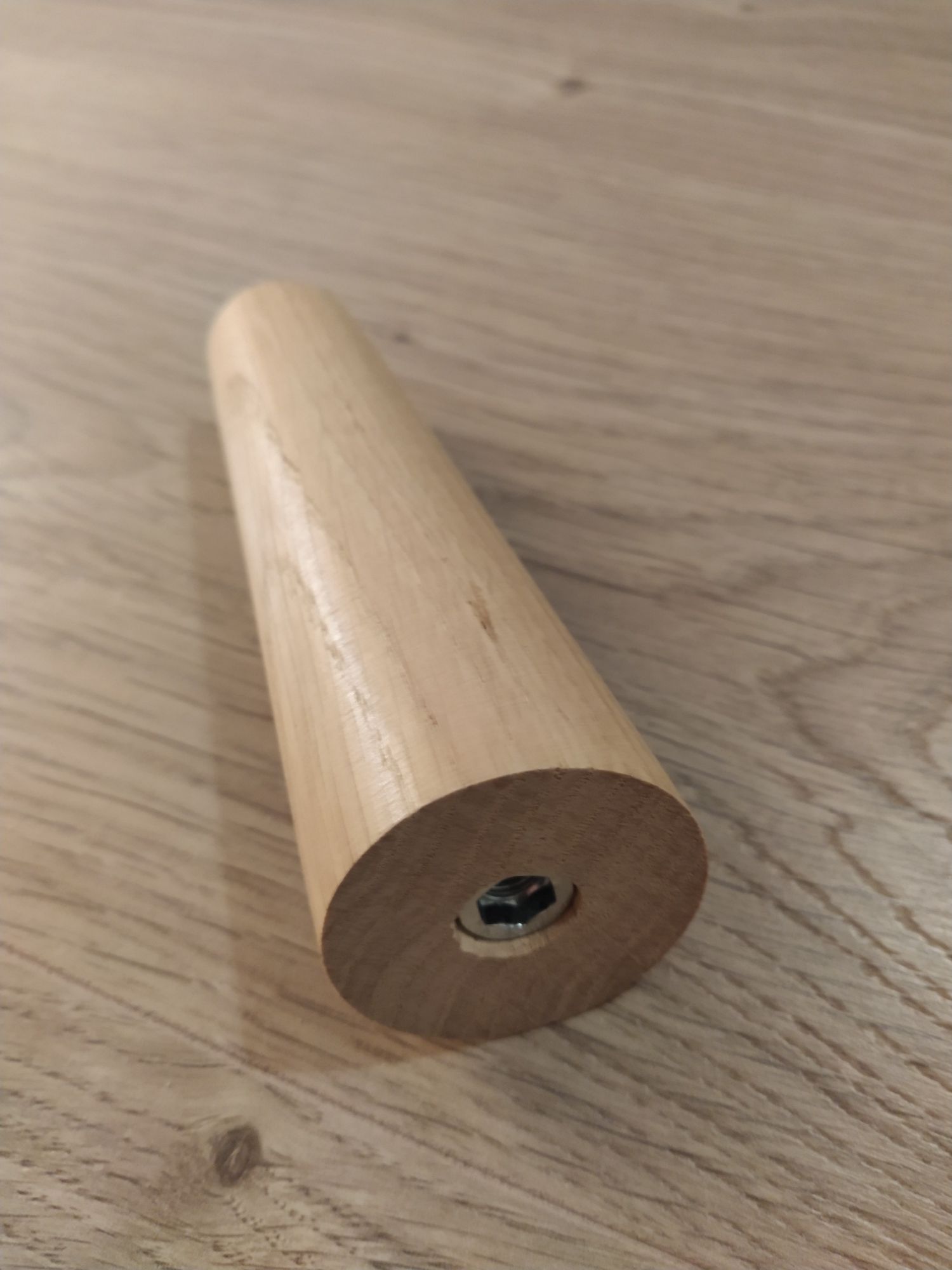 Nóżki drewniane pochyłe 10cm NOWE zapakowane - 2szt