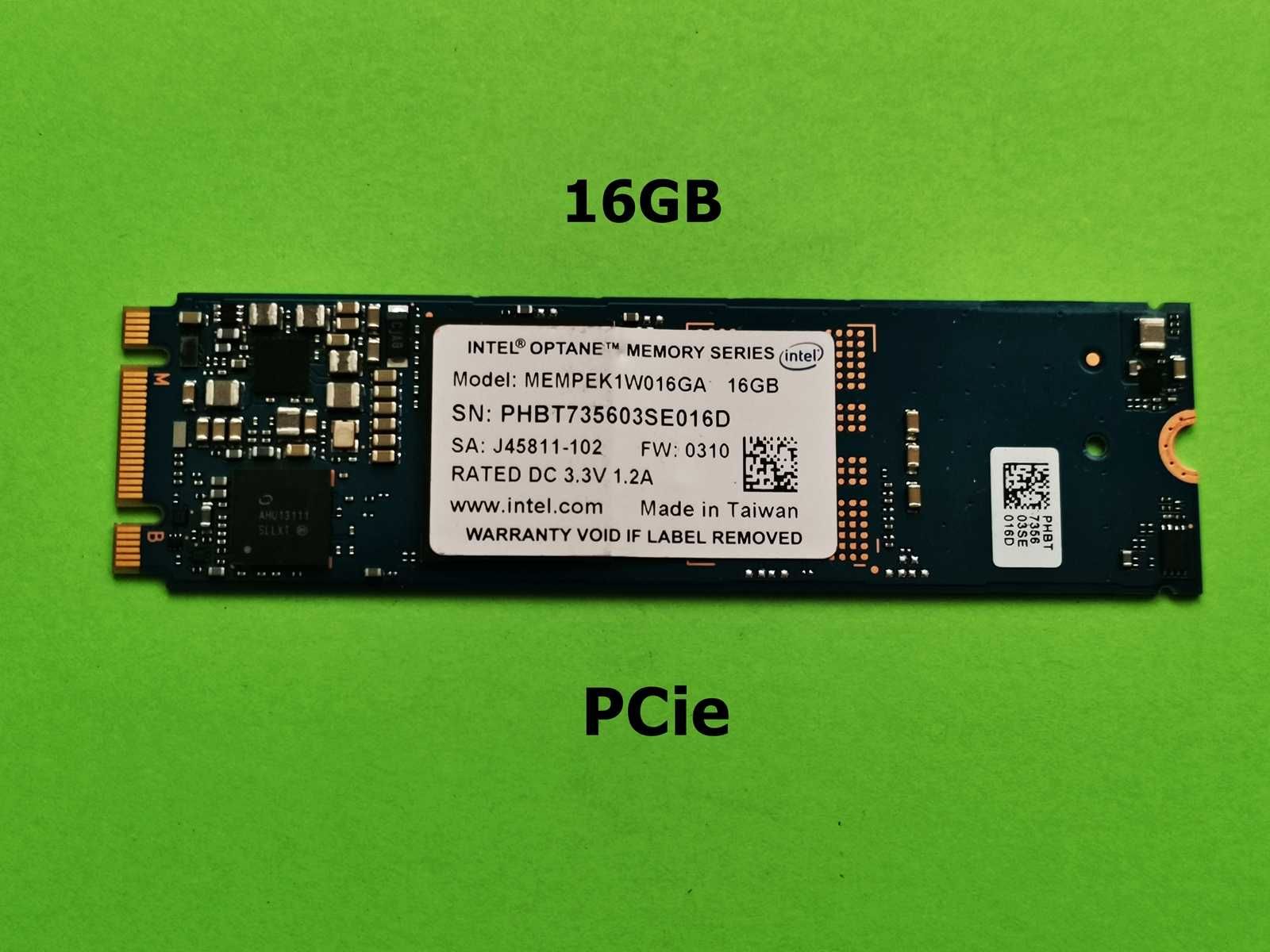 SSD M2 PCie 16GB InTeL OPtane