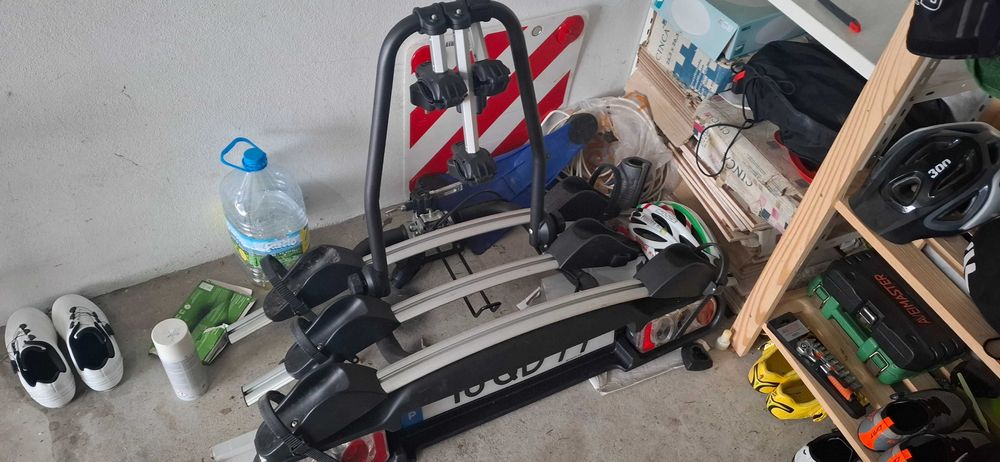 Suporte de bicicleta para bola de reboque