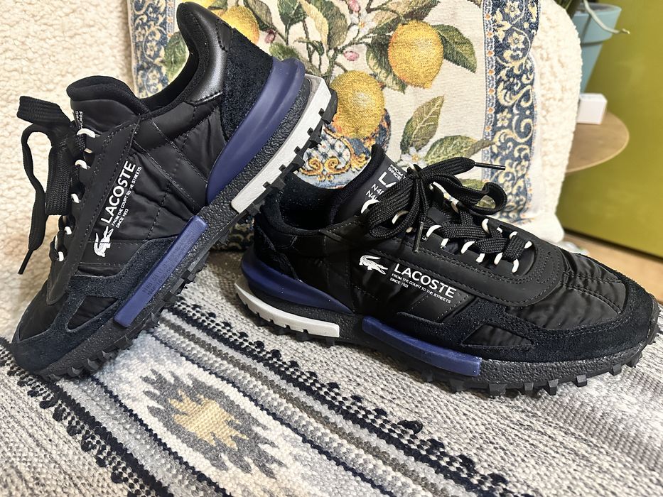 Чорні кросівки Lacoste 38,5 до 25см фактичний