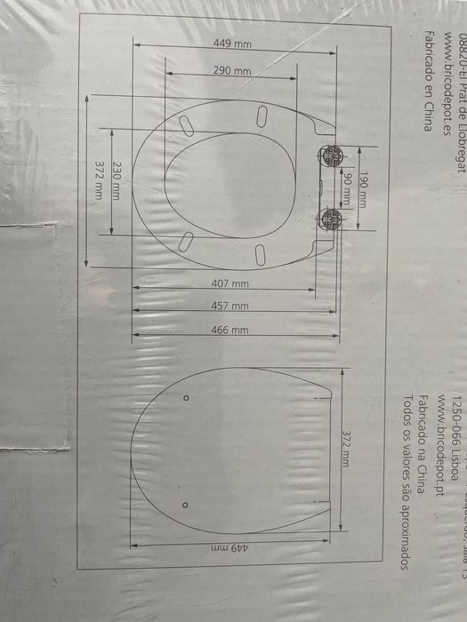 Wolnoopadająca deska sedesowa Cooke & Lewis - Diani - 2 szt. - nowe