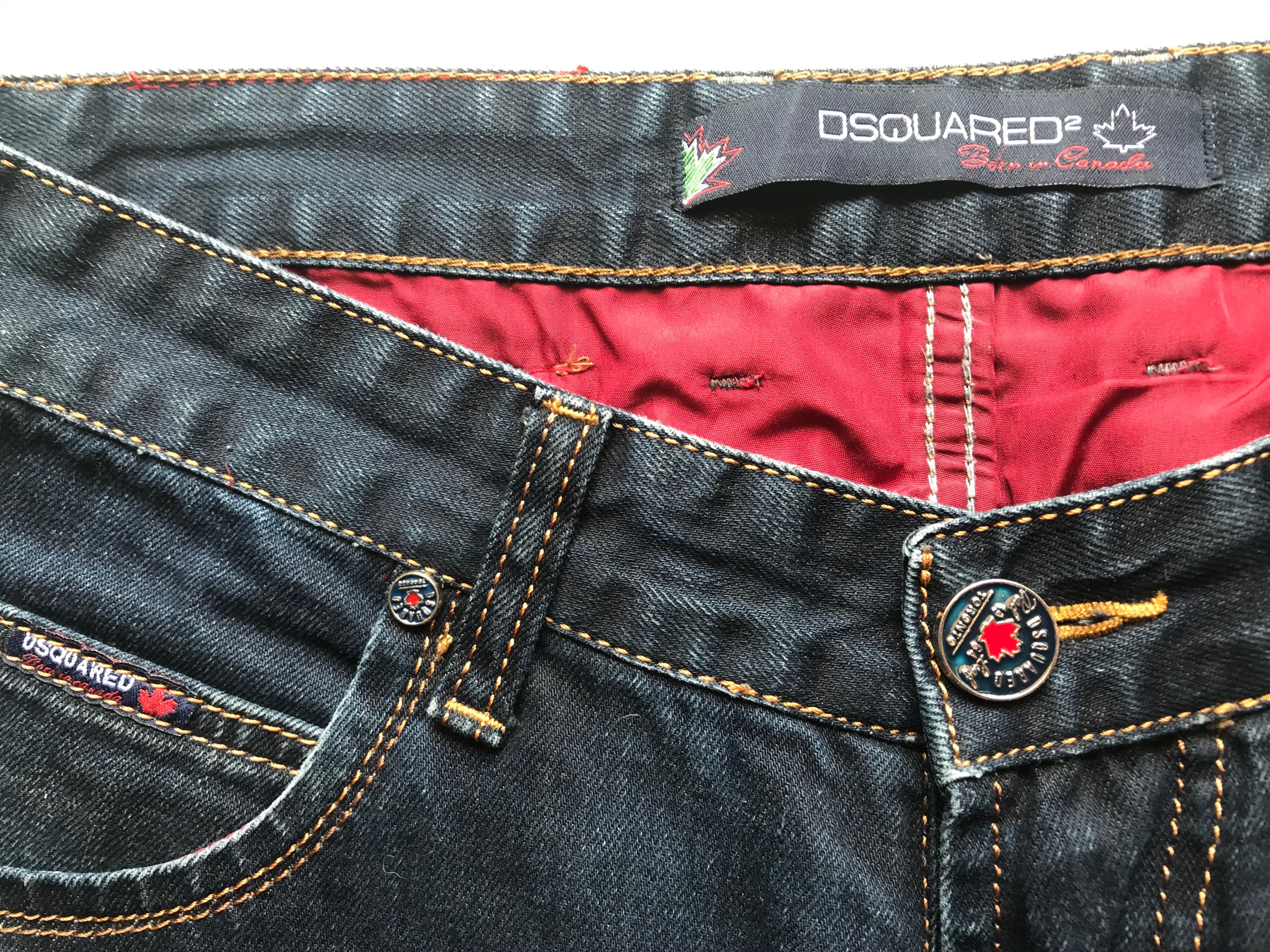 Spodnie marki Dsquared2, rozmiar na metce 31