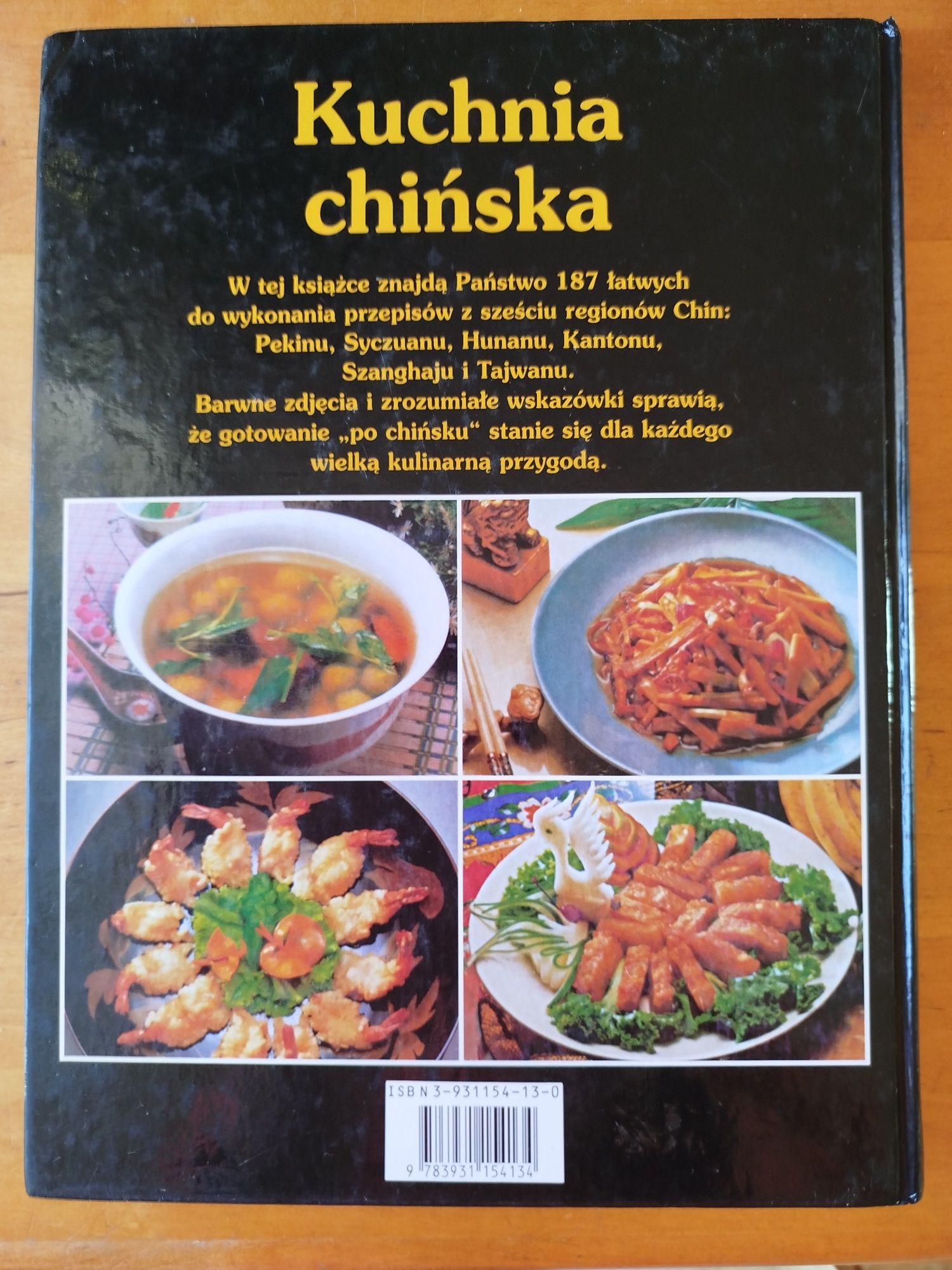 Książka kucharska "Kuchnia chińska".