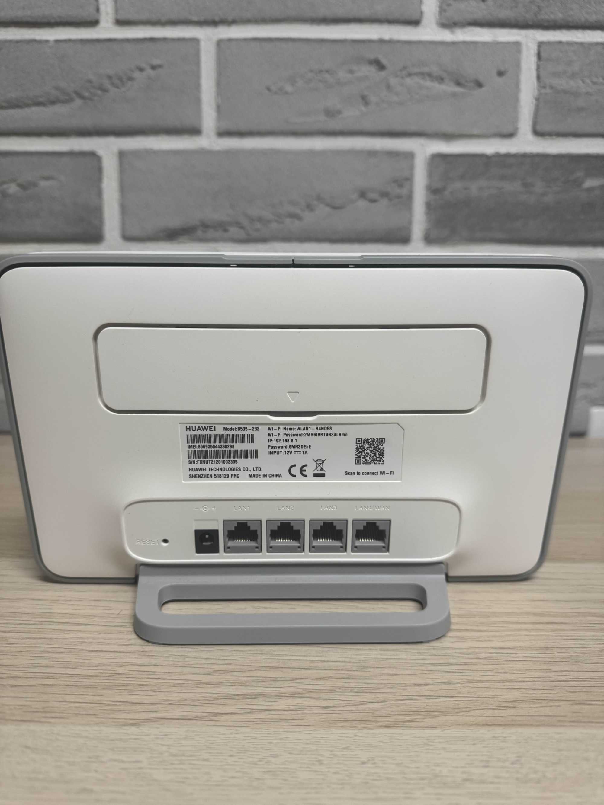 Router Huawei B535 + Antena LTE Signaflex Dual T2 2 x 23dBi