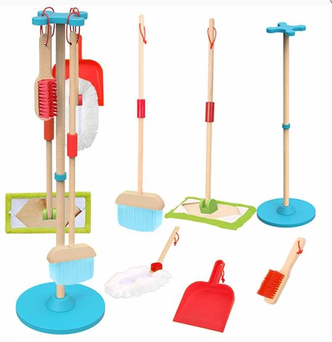 Zestaw Sprzątający Szczotka mop szufelka dla dzieci Zabawki
