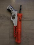 Pistolet nerf double