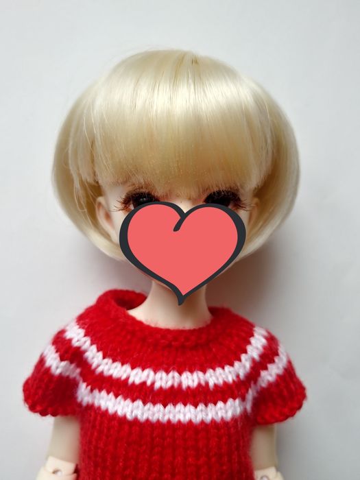 Wig włosy dla lalki bjd 1/6