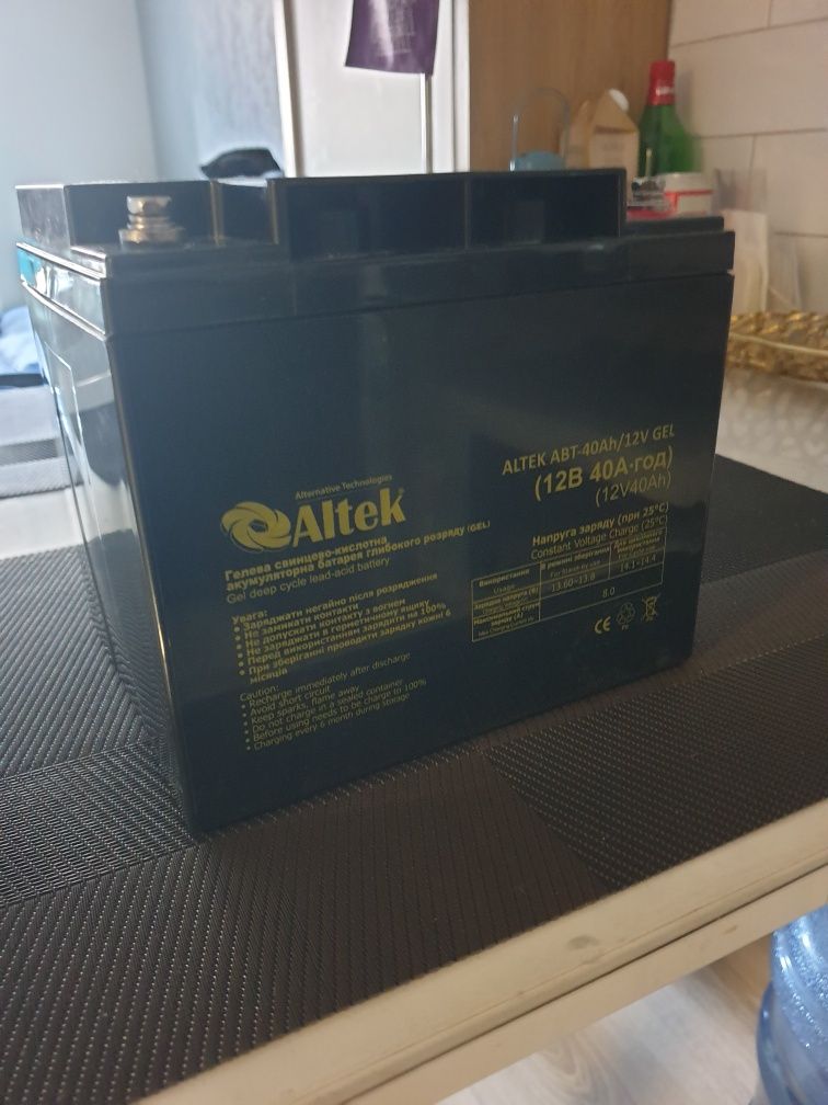 Акумулятор Altek ABT-40Ah/12V GEL