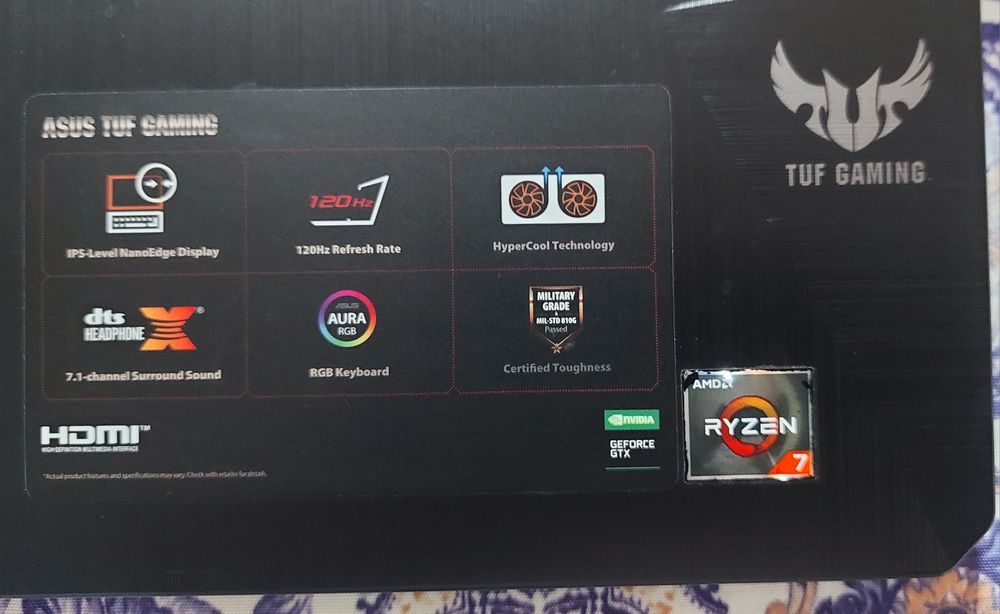 Portátil  ASUS TUF FX505DT