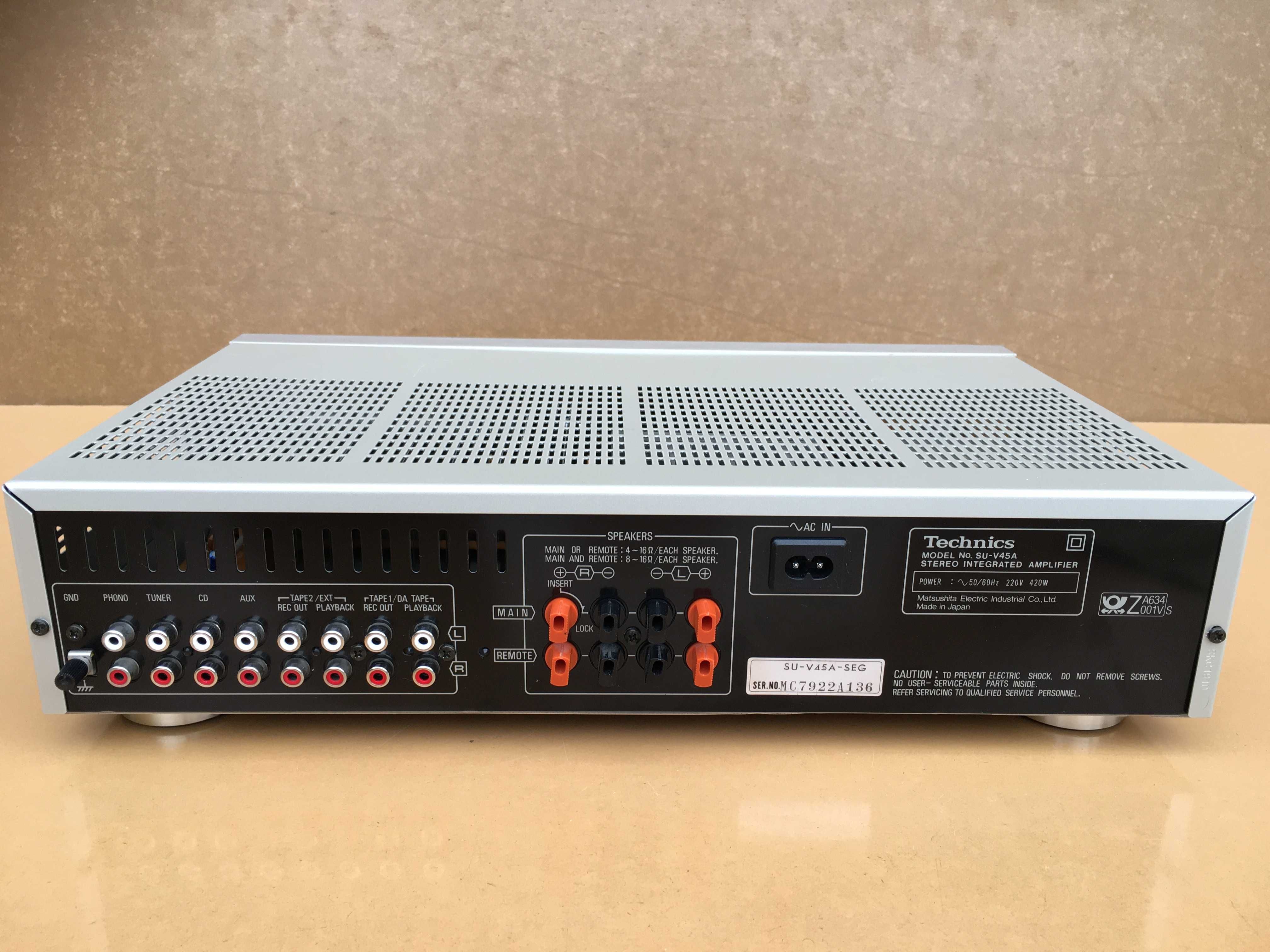 Wzmacniacz TECHNICS SU-V450 VC4 Amplifier System / CLass AA / b.ładny