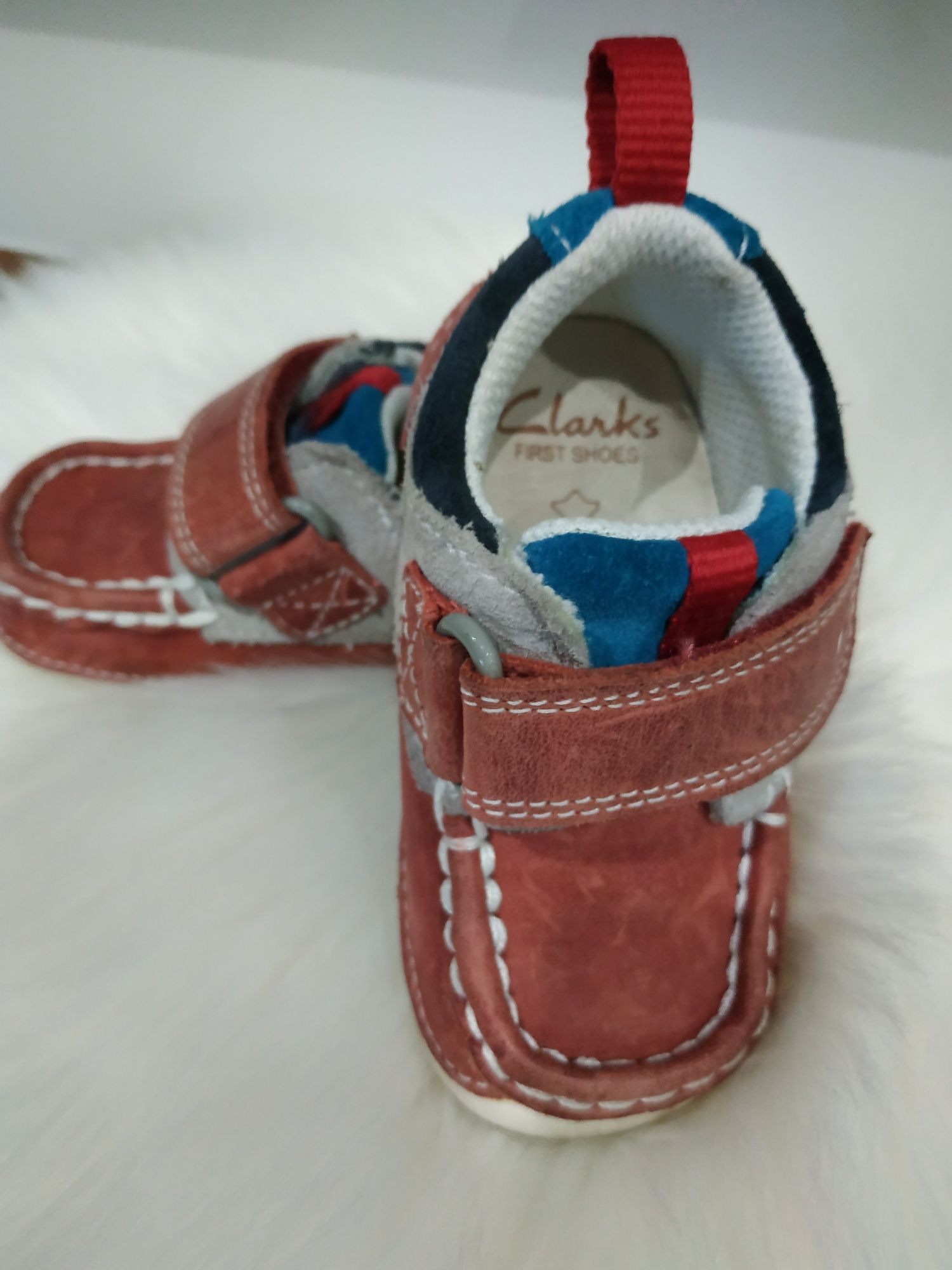 Buciki mokasyny dziecięce Clarks r.19
