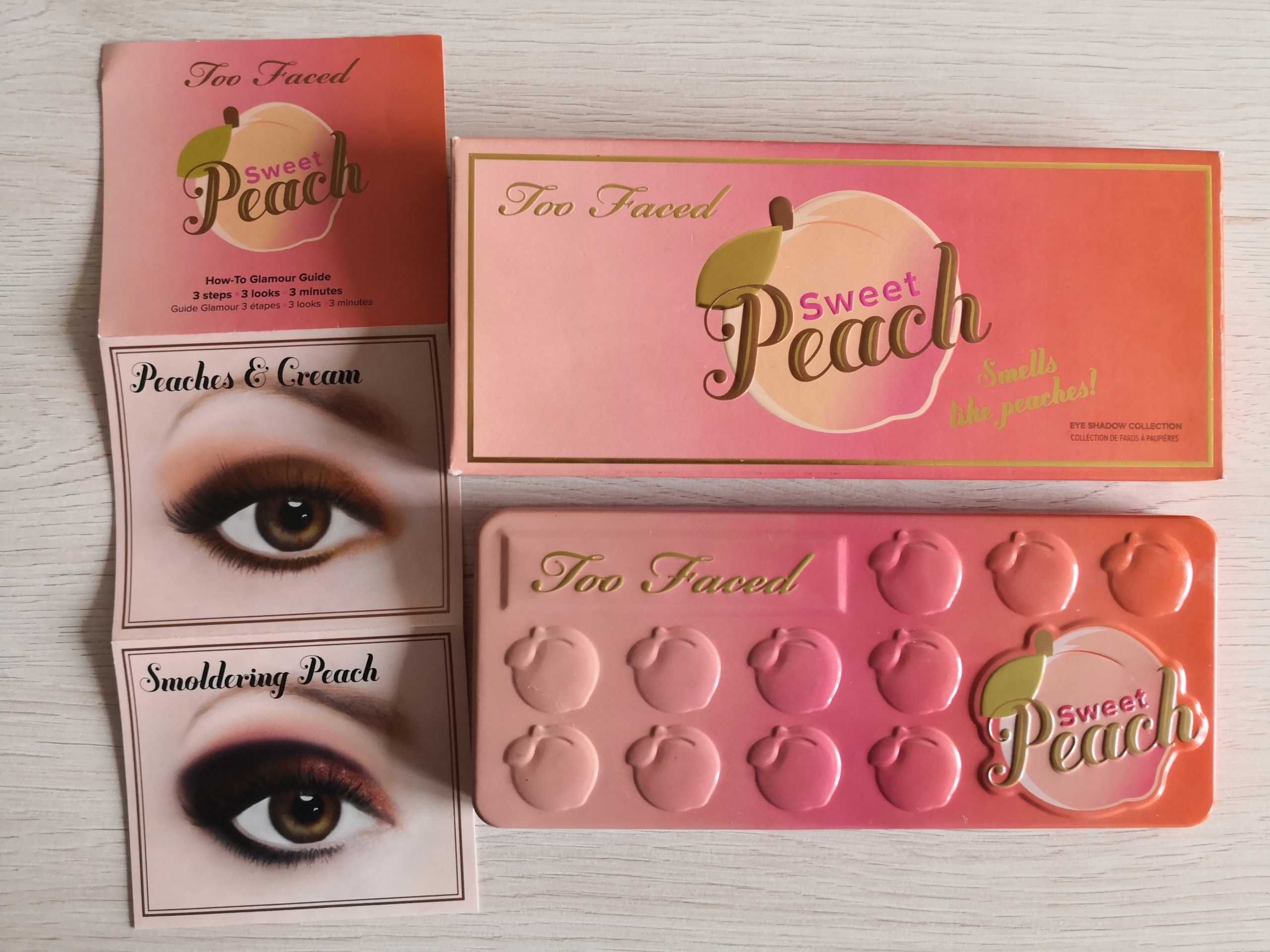 Too Faced Sweet Peach paleta cieni do powiek brzoskwinia