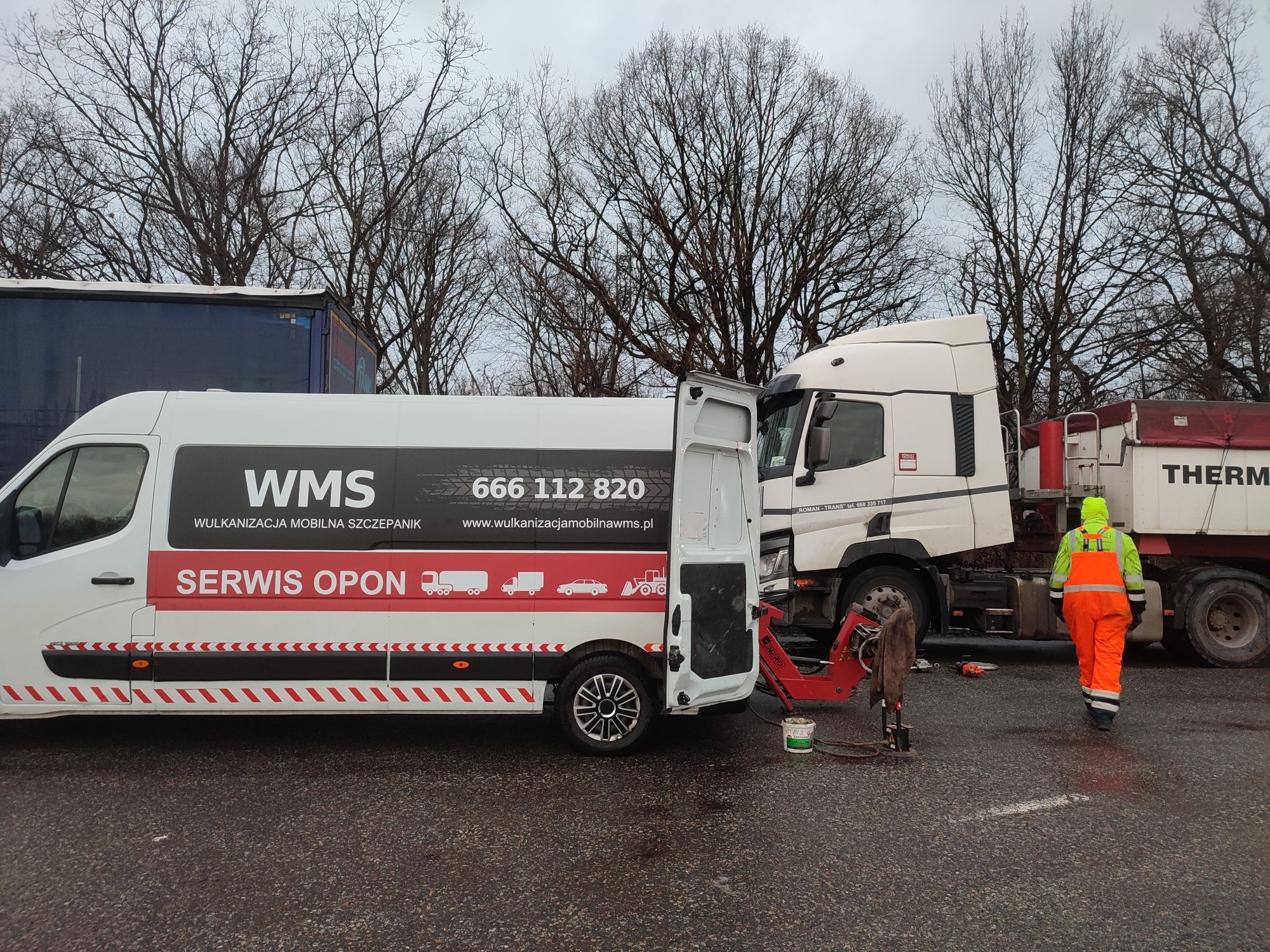 Osobowe Ciężarowe TIR Wulkanizacja Mobilna 24H /7  Mobilny Serwis Opon