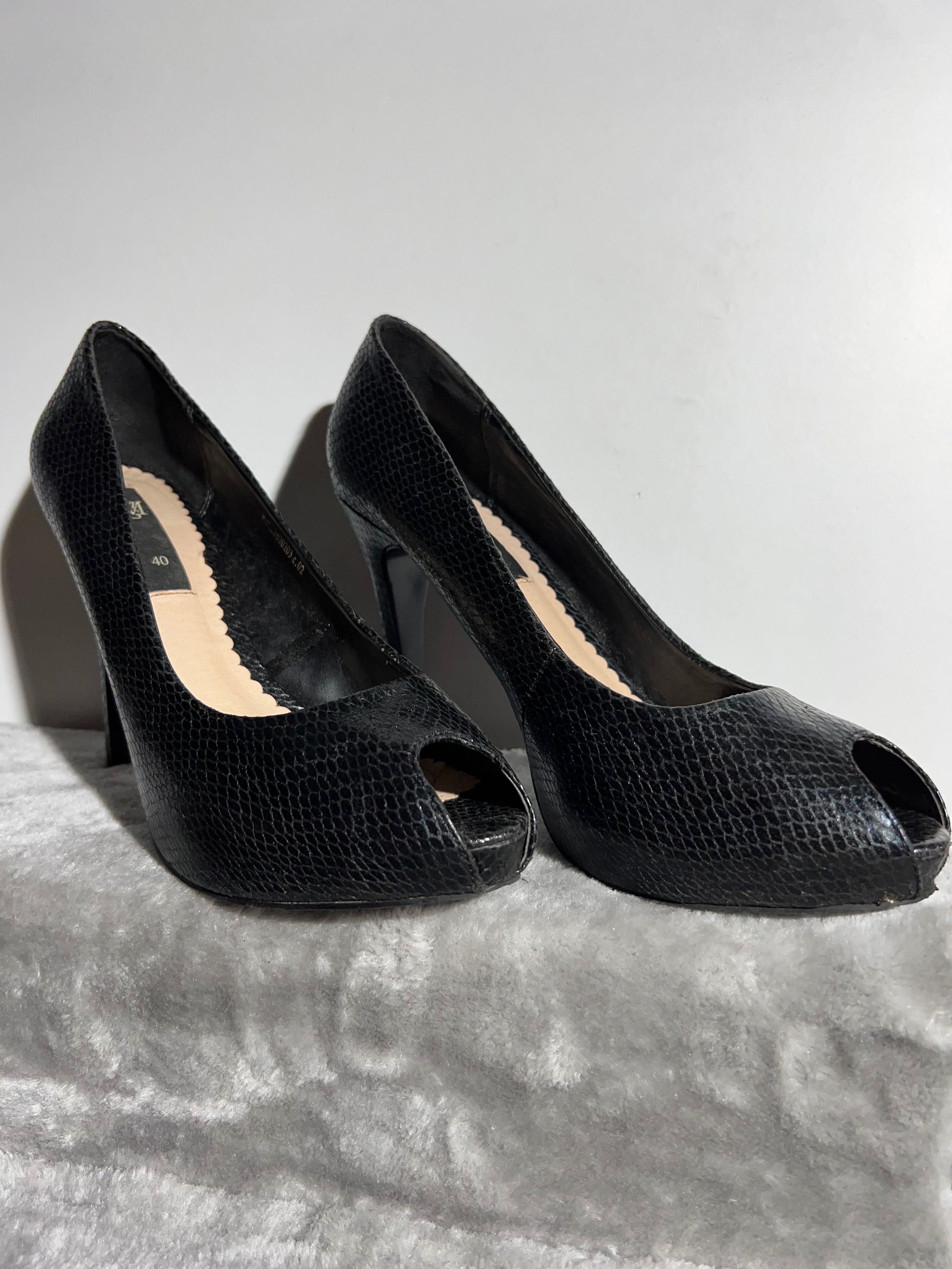 Sapatos de Salto Alto Mulher (Preto) 39-40