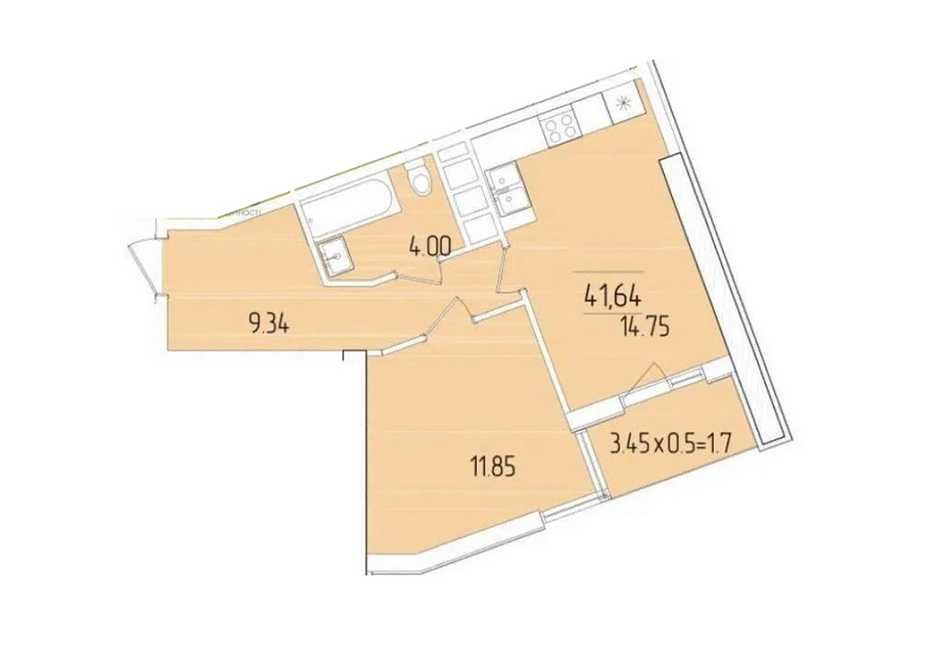 tir-31 Продам 1 к. квартиру в ЖК  Кадорр 61 Жемчужина/ ул. Краснова