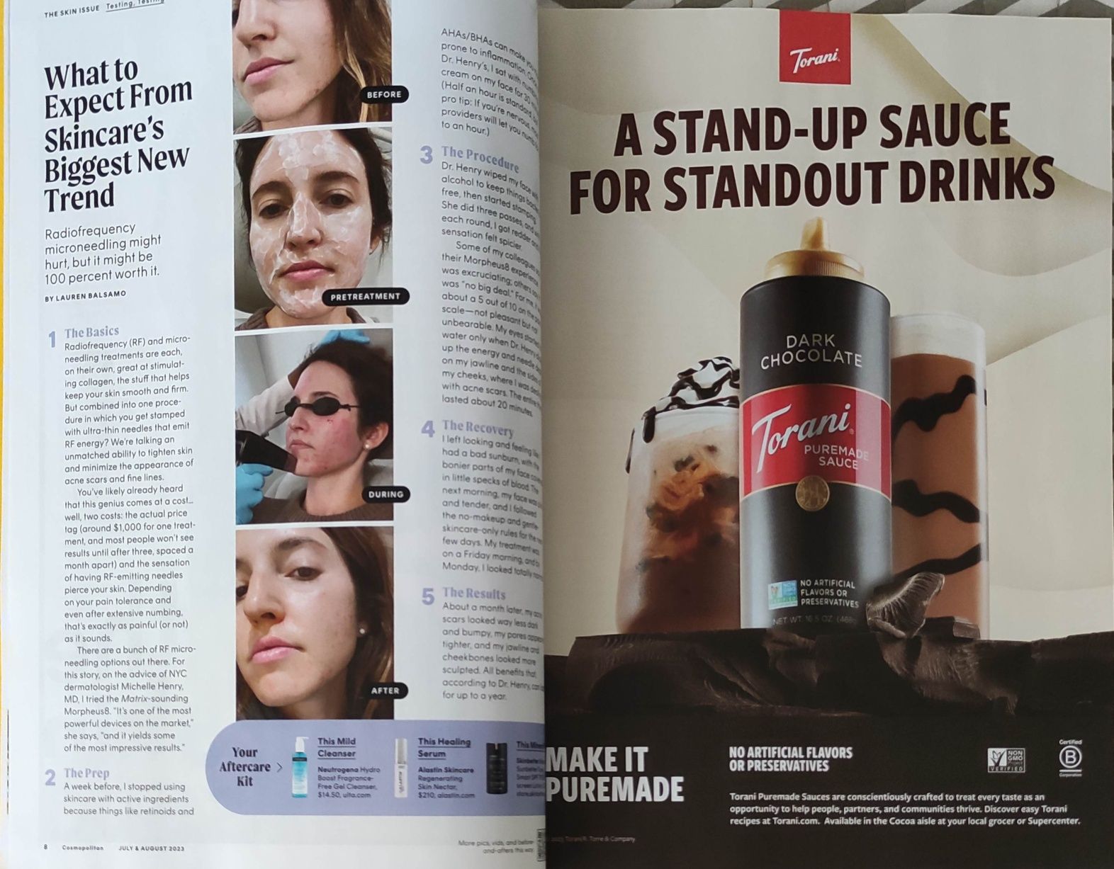 Magazyn Cosmopolitan US 07/08/23 LATTO raperka porady, uroda, pielęgna