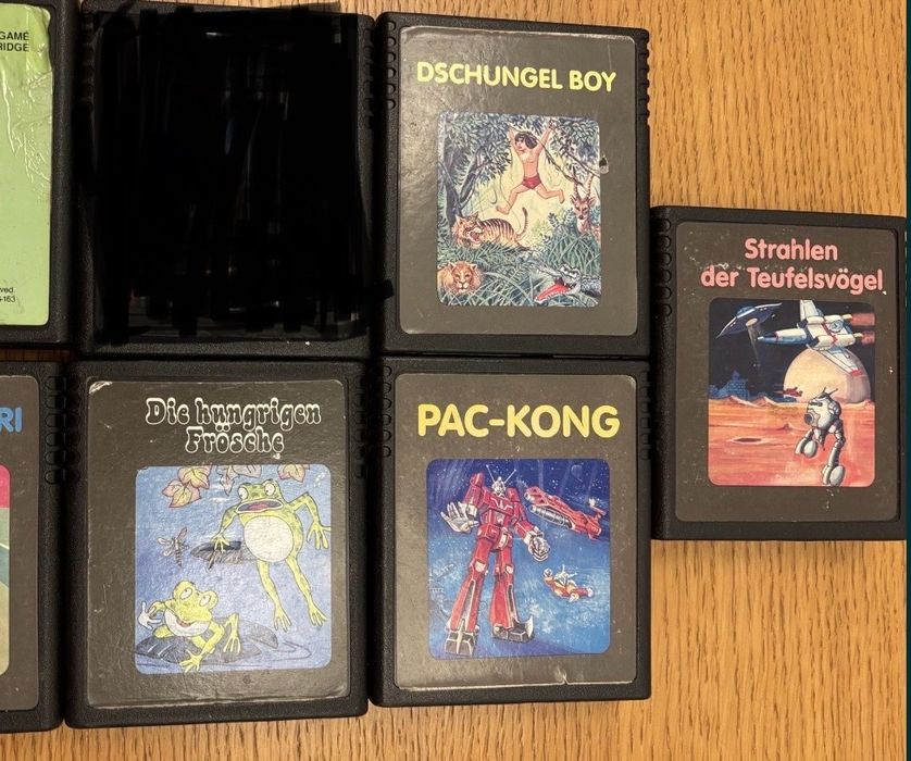 Gry do konsoli pakiet 4-sztuk, konsoli Atari 2600 Cartridge