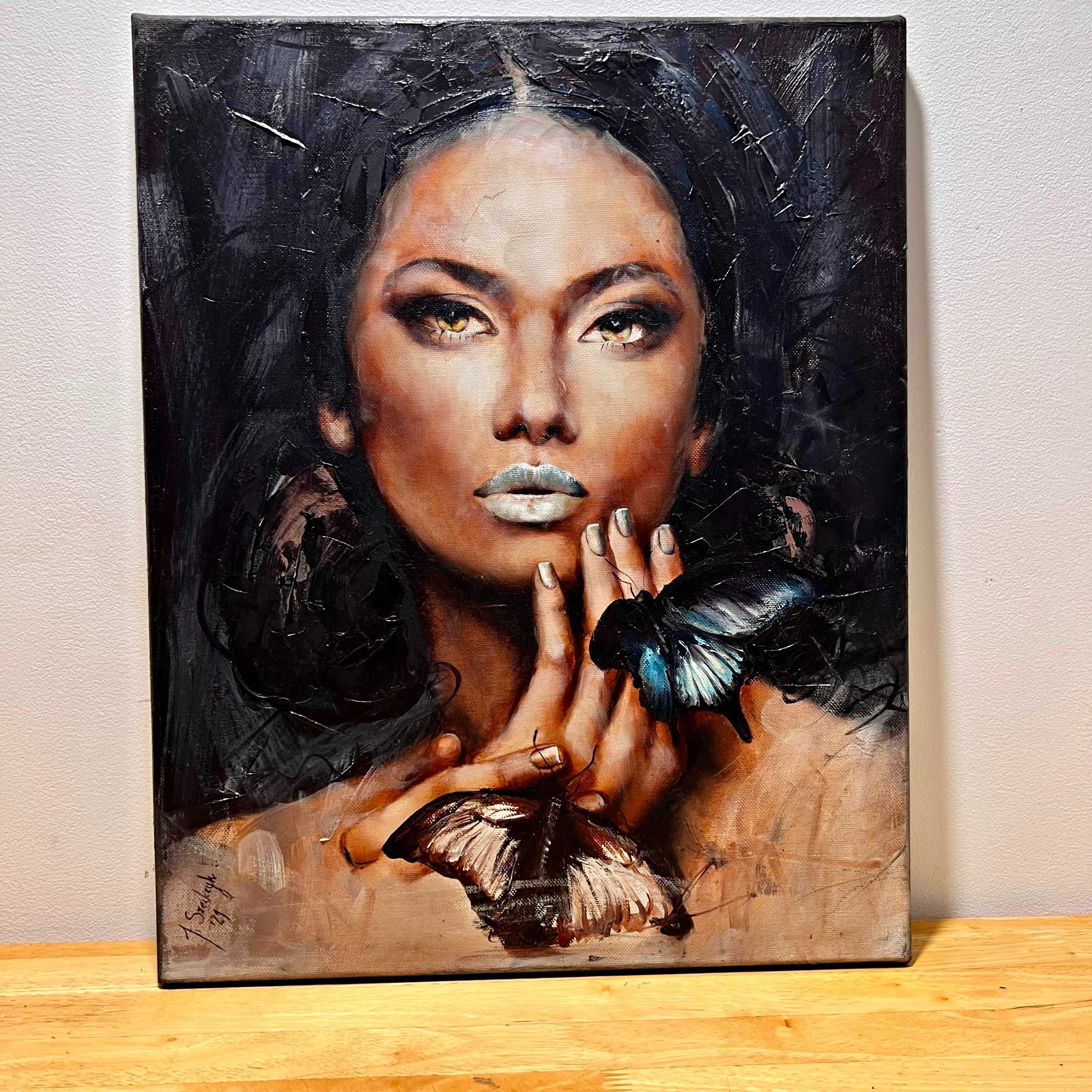 Obraz olejny Joanna Szewczyki iluzja 40x50