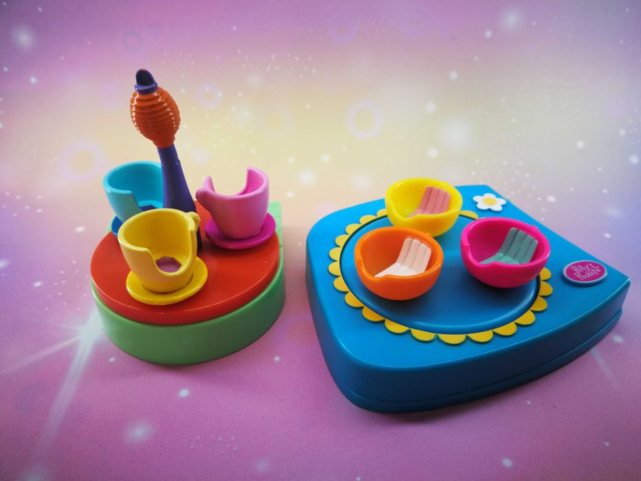 Polly Pocket, vintage, Bluebird, Karuzele Disney x 3 szt. 2002 r.