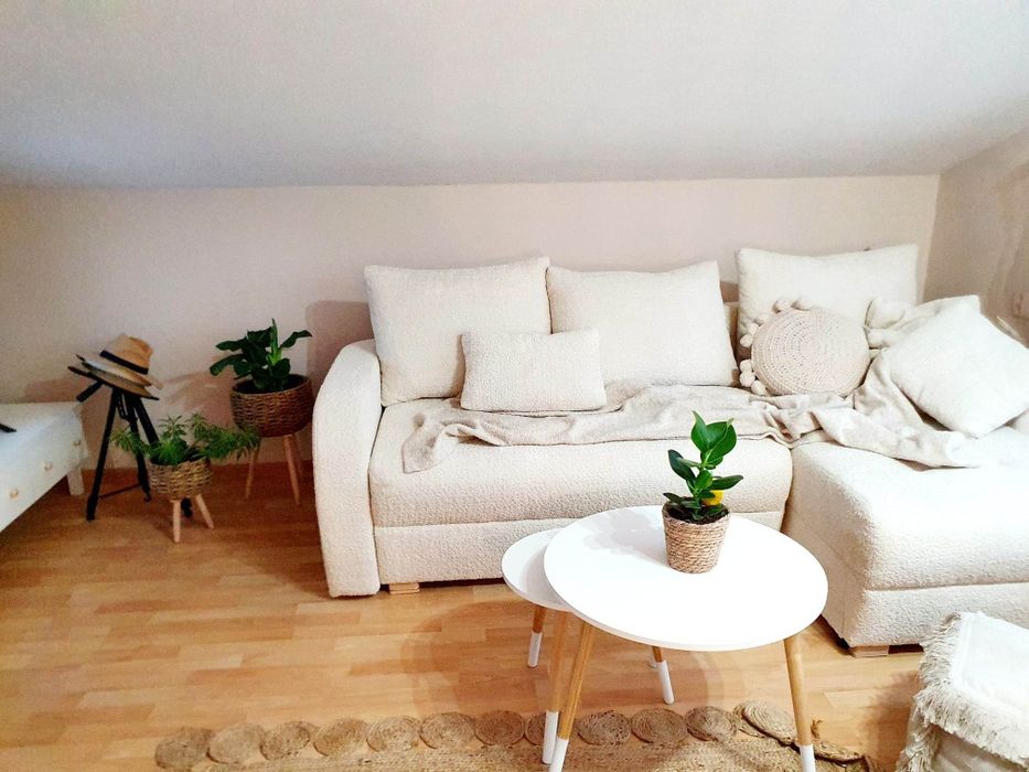 Narożnik kanapa łóżko Boho. Producent na wymiar. . Funkcja spania