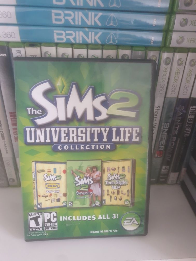 The Sims 2 university life collection pc