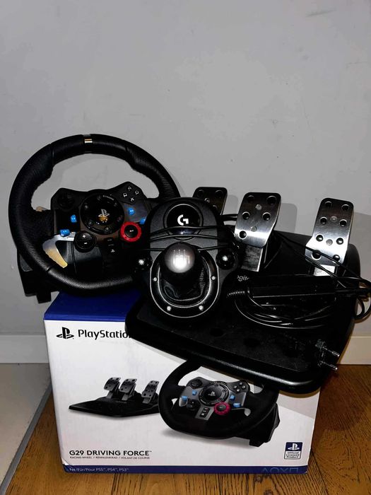 Logitech G29 + Shifter – stan jak nowy