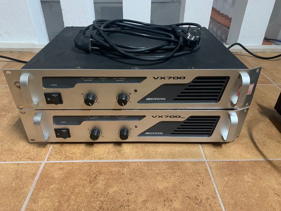 Amplificadores Jbsystem vx700 e vx700mk2