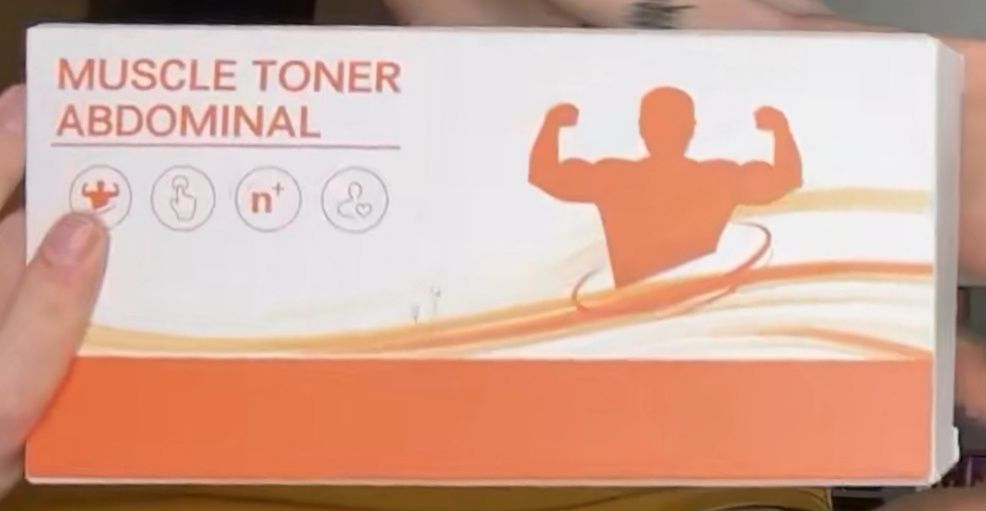 Електростимулятор для м'язів живота Beauty Body 6 програм MUSCLE TONER