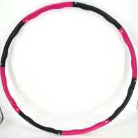 Nowe różowe hula-hop z obciążeniem _ 90 cm
