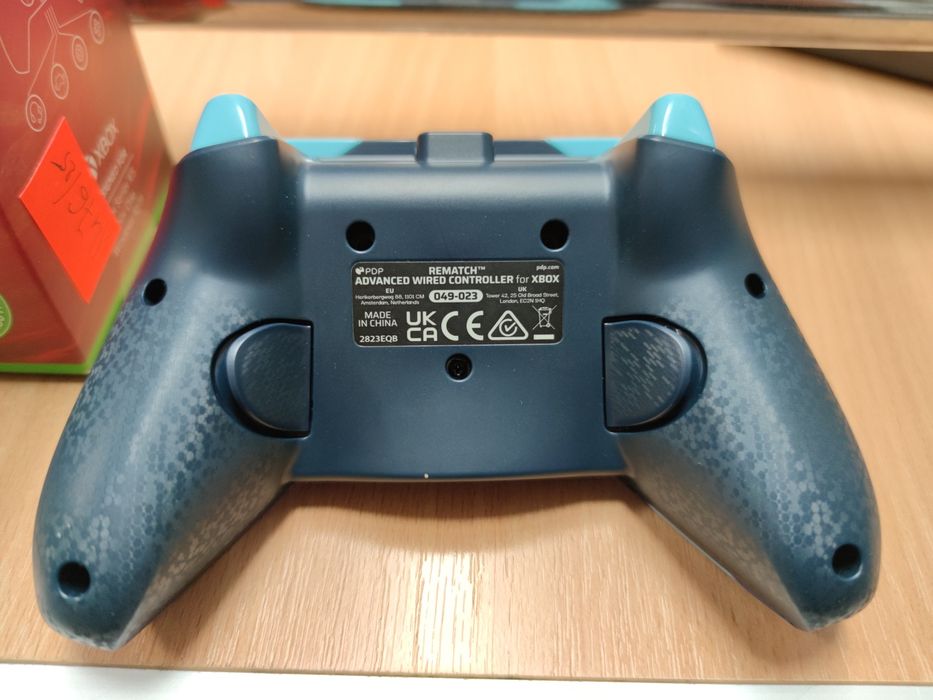 Pad przewodowy XBOX PDP Rematch Blue Tide Glow komis Madej Tarnów