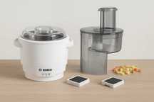 Морозивниця Bosch MUZ5EB2 та Насадка-кубикорізка Bosch MUZ5CC2
