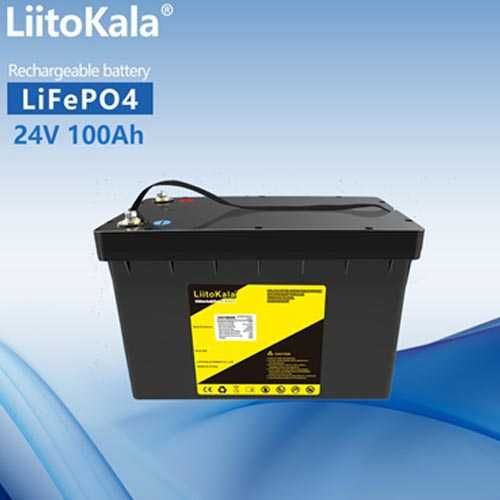 Акумулятор LiFePO4, LiitoKala, 24V 100Ah, BMS smart плата