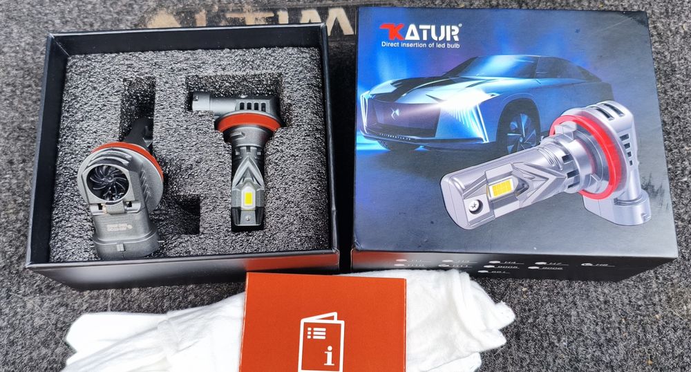 Комплект из 2 шт Led ламп цоколь   H8/Н9/H11/H16