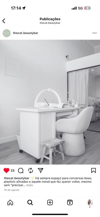Alugo mesa manicure - linda a velha