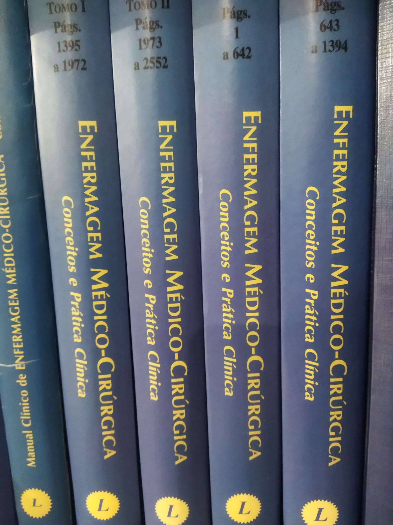 Livros técnicos enfermagem e medicina  novos