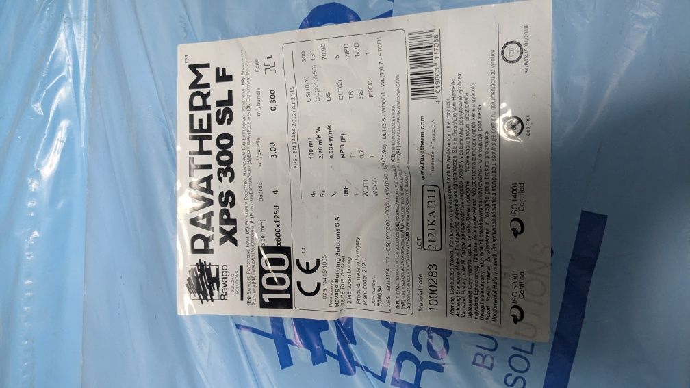 Styropian ravausen do ocieplenia 10cm 5 opakowań SUPER CENA