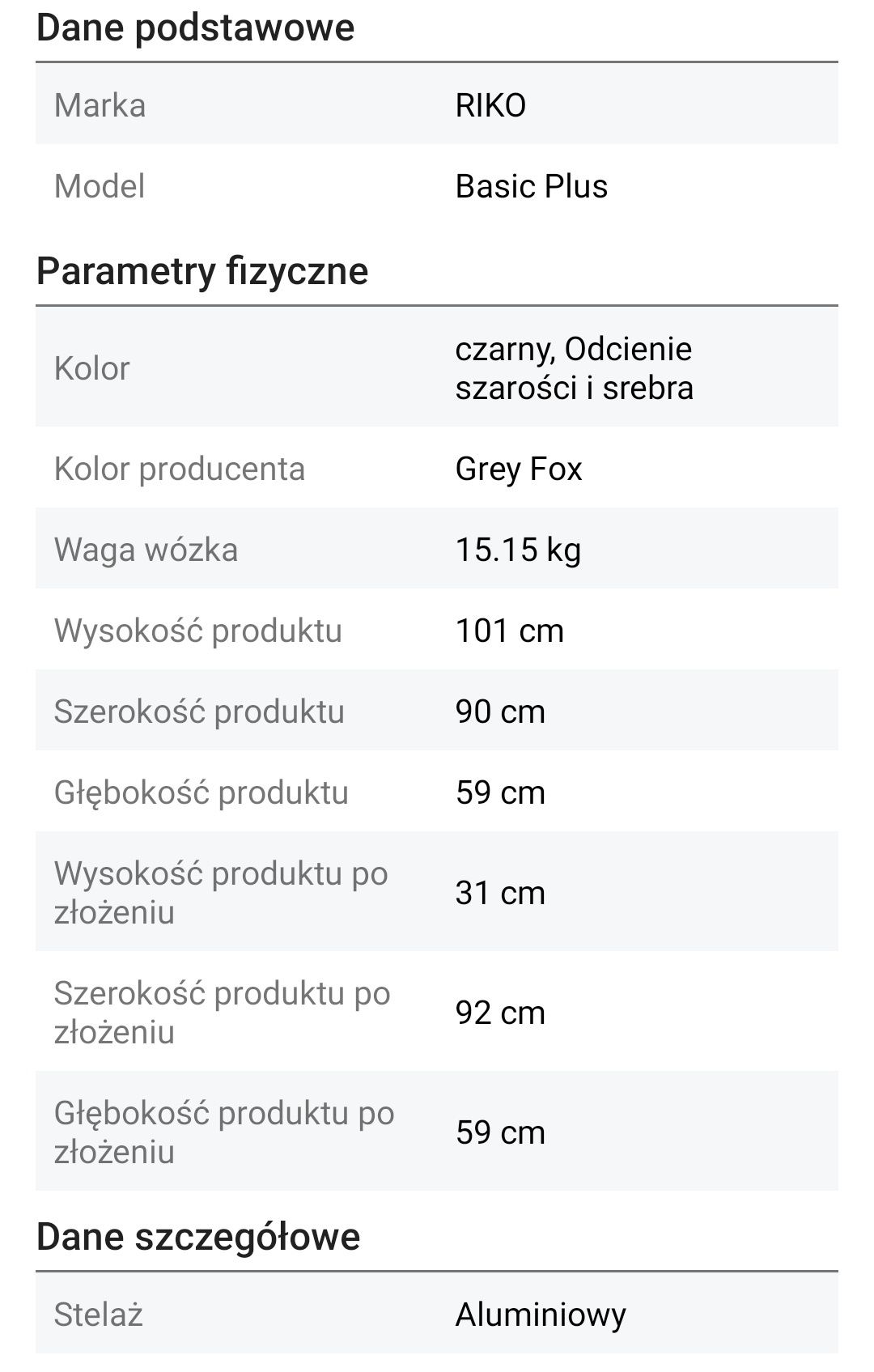 Wózek dziecięcy 3w1 RICO  gondola+ spacerówka + nosidełko