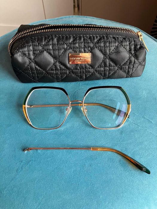 Luksusowe okulary plus szkła oprawki Silvian Heach Italy