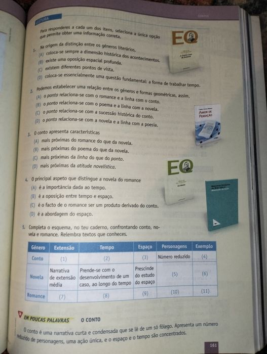 Manual de Português + caderno de atividades do 12° ano