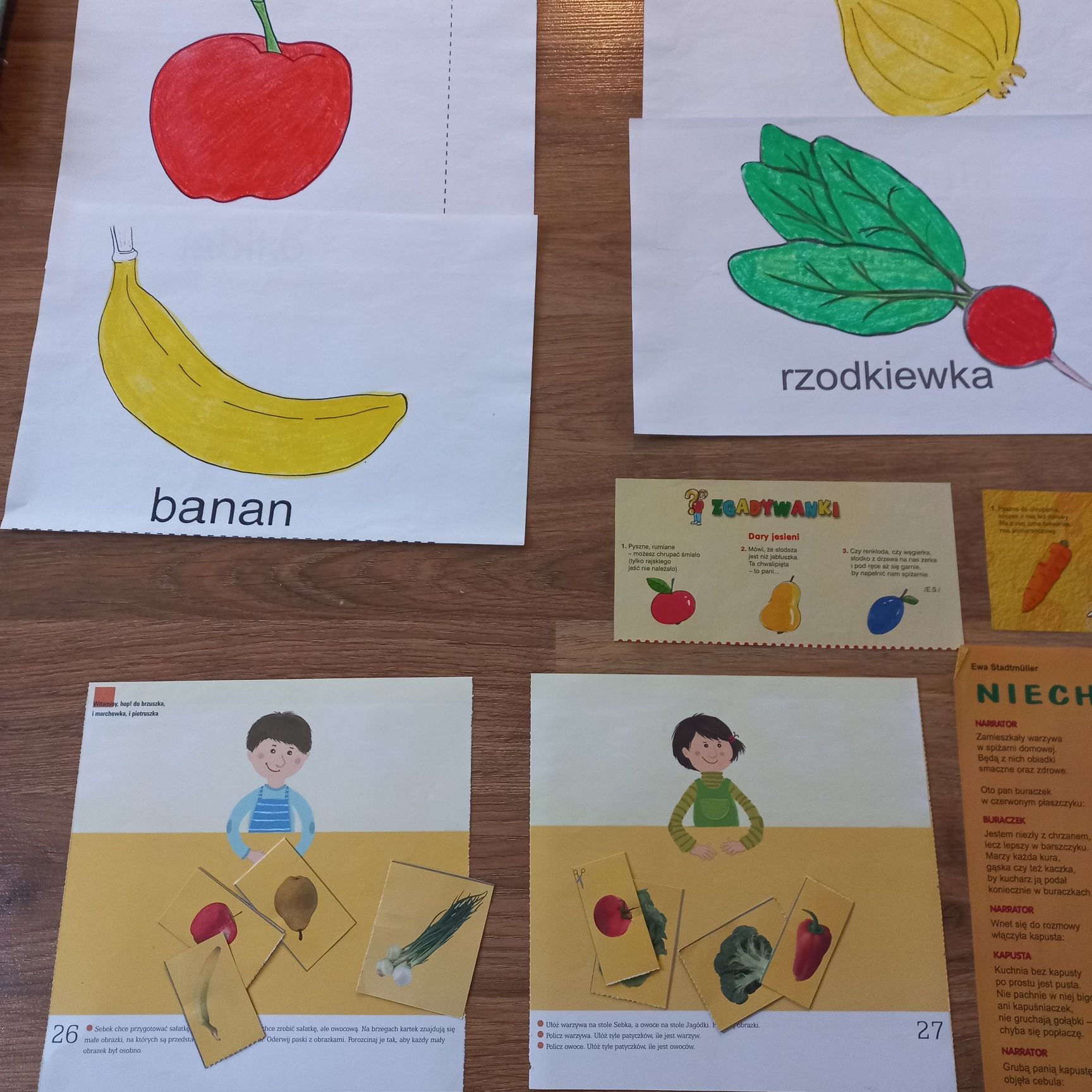 Owoce i warzywa materiały dydaktyczne dla dzieci